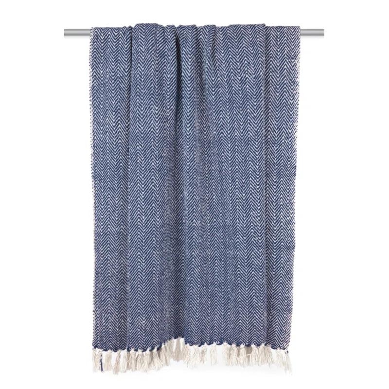 Design Imports Hand Woven Throw Blanket