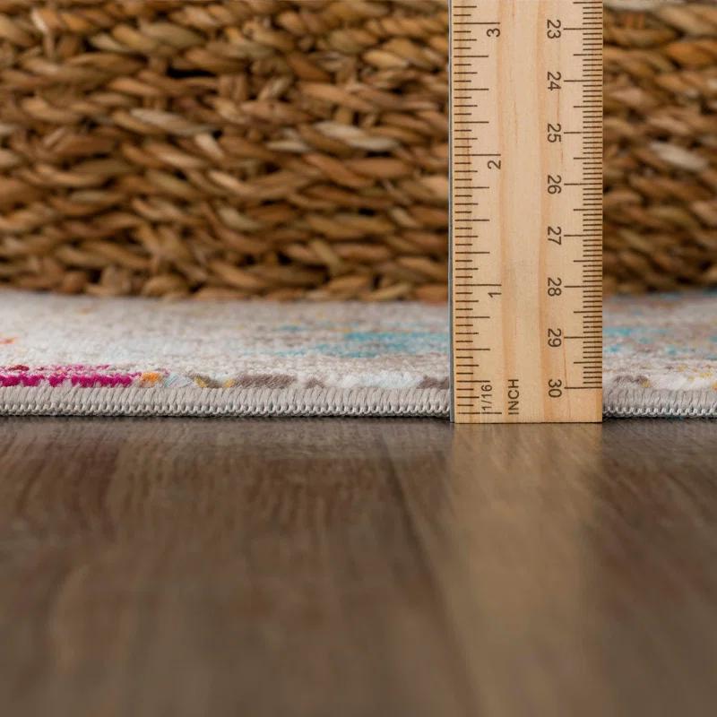 17 Stories Contemporary Abstract Modern Colorful Area Rug