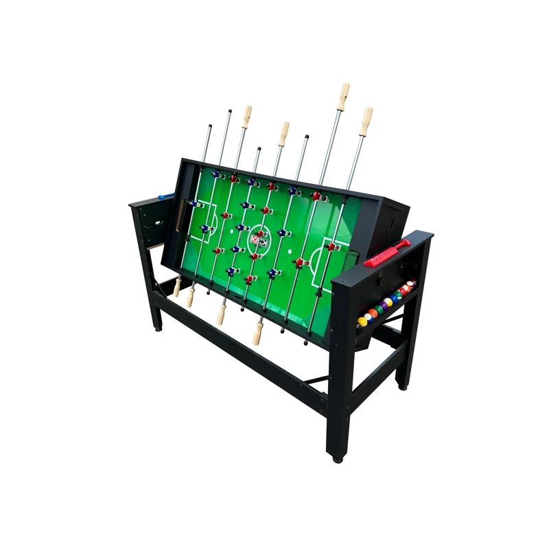 KICK Foosball Tables KICK Twain 48" 2-in-1 Swivel Multi Game Table - Billiards & Foosball-Home & Game Room Entertainment