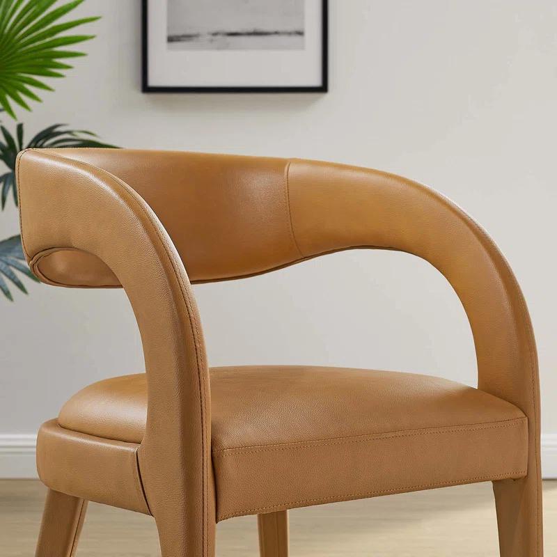 Modway Modway Pinnacle Vegan Leather Dining Chair (Set of 2)