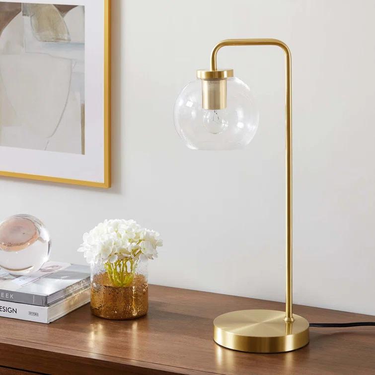Modway Modway Silo Glass Globe Glass and Metal Table Lamp