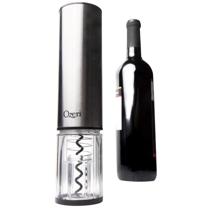 Ozeri Ozeri Extravo Electric Wine Opener in Stainless Steel with Auto Activation