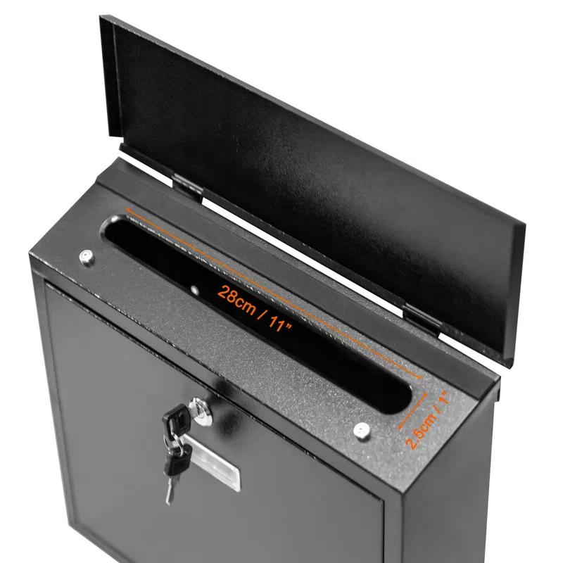Fine Art Lighting Fine Art Living Wall Mounted Locking Steel Mailbox
