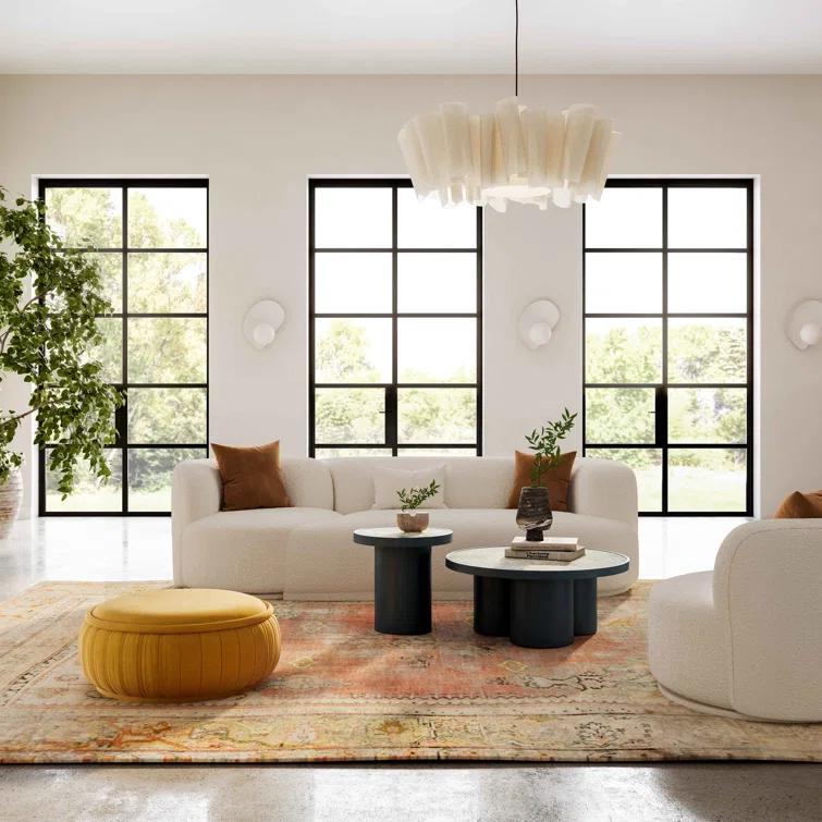 Fickle Boucle 2-Piece Sofa