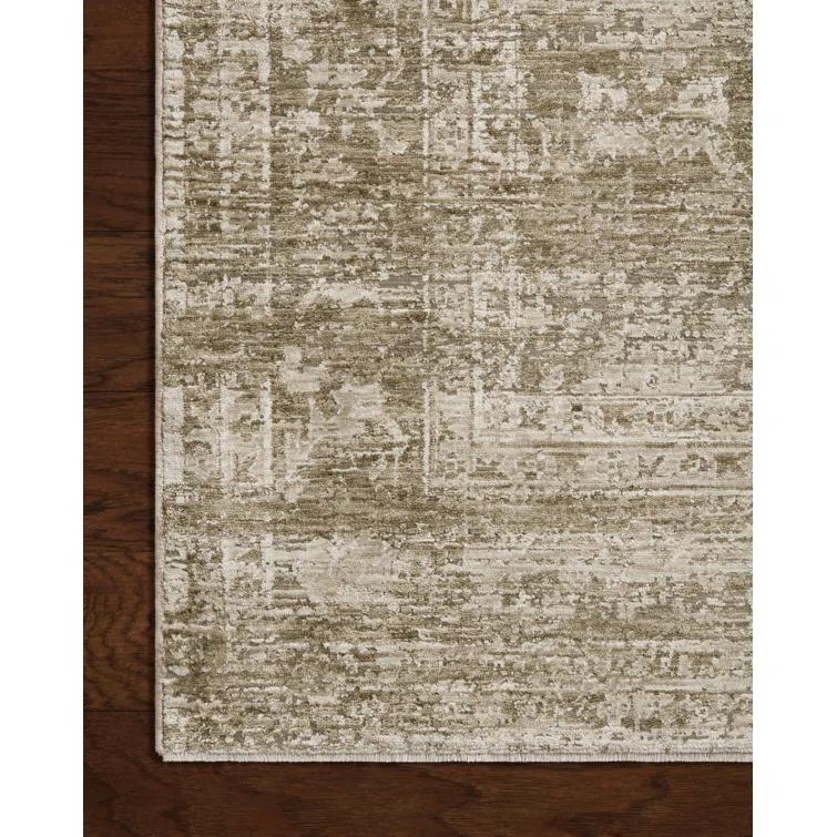 Honora Rug by Amber Lewis x Loloi - Khaki and Beige / 2' x 3'4"