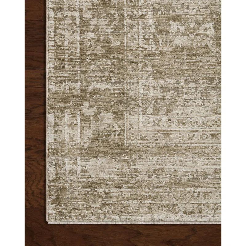 Honora Rug by Amber Lewis x Loloi - Khaki and Beige / 2'7" x 10' Runner