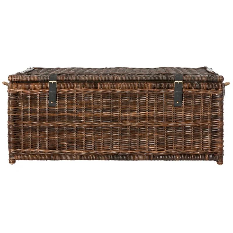 happimess Caden 46" Wicker Storage Trunk