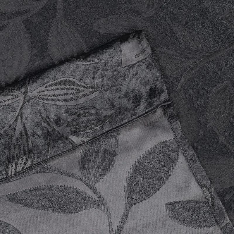 Modern Bohemian Leaves Polyester Machine Washable Room Darkening Blackout Curtains by Superior (Set of 2)