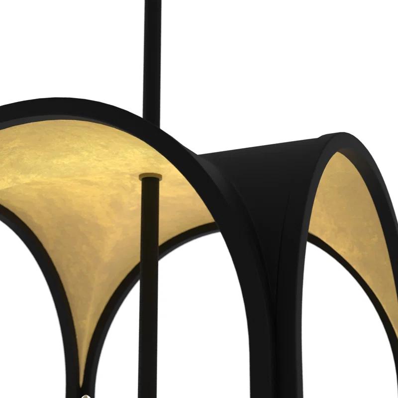 Hunter Fan Dukestown 4 - Light Lantern Geometric Chandelier