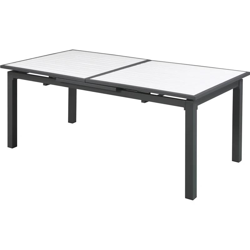 Wade Logan® Noonan Extendable Rectangular Outdoor Dining Table