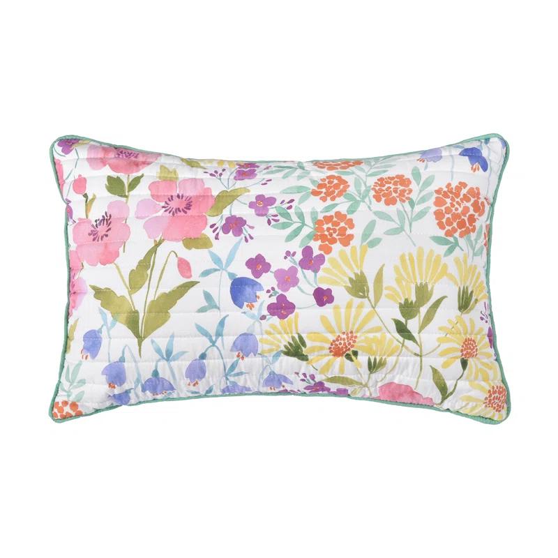 Five Queens Court Josie Quilted Decorative Throw Pillow