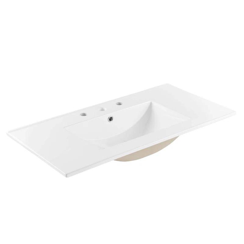 Modway Modway Soma 36'' Free Standing Single Bathroom Vanity with Manufactured Wood Top
