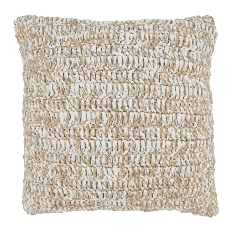 Raffia Collection Indoor/Outdoor Throw Pillow