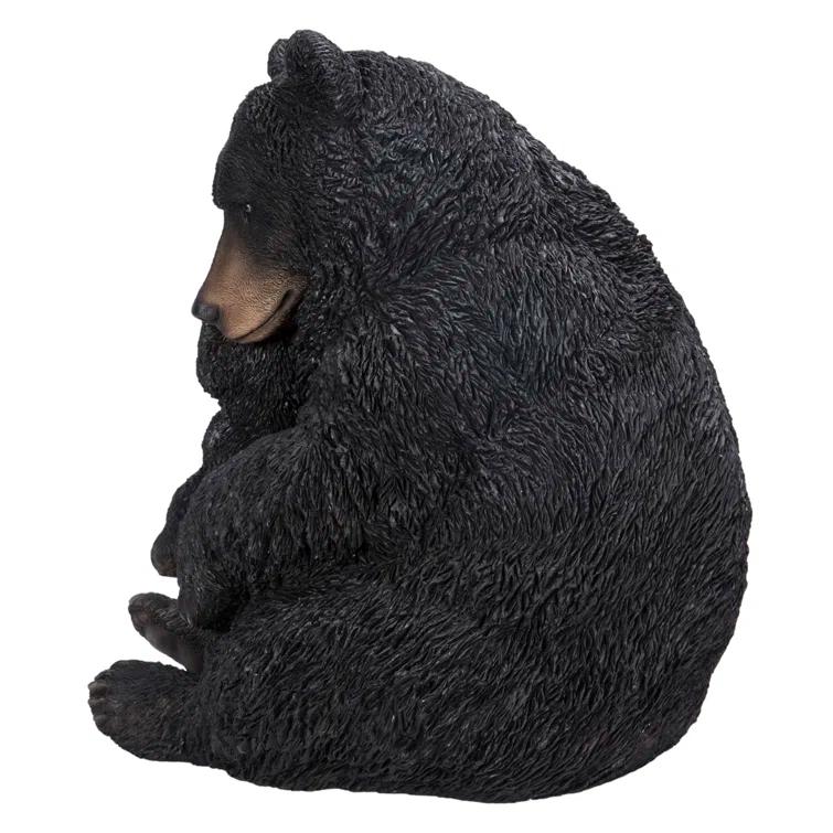 Hi-Line Gift Ltd. Bear Mother and Child Embracing Statue