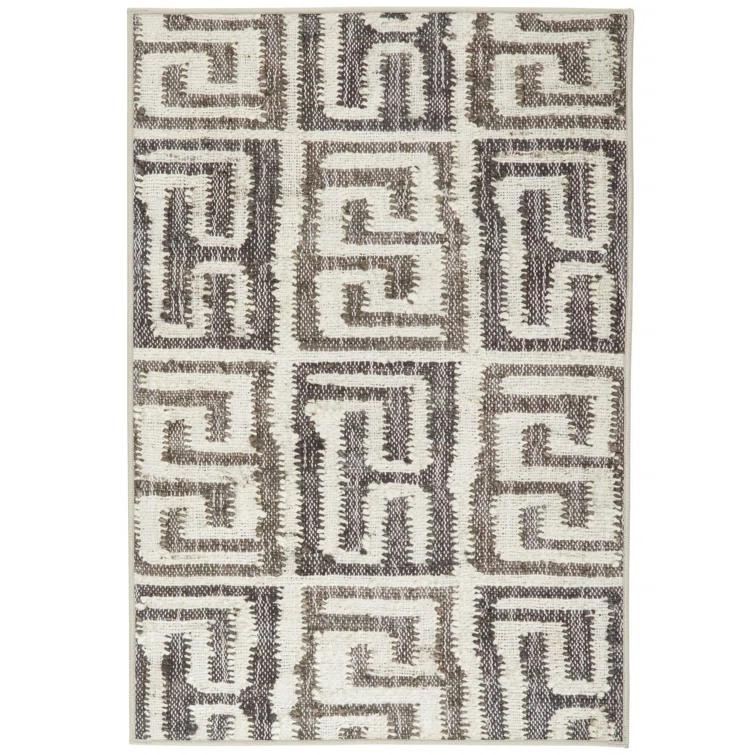Dash and Albert Rugs Auricula Natural Machine Washable Rug