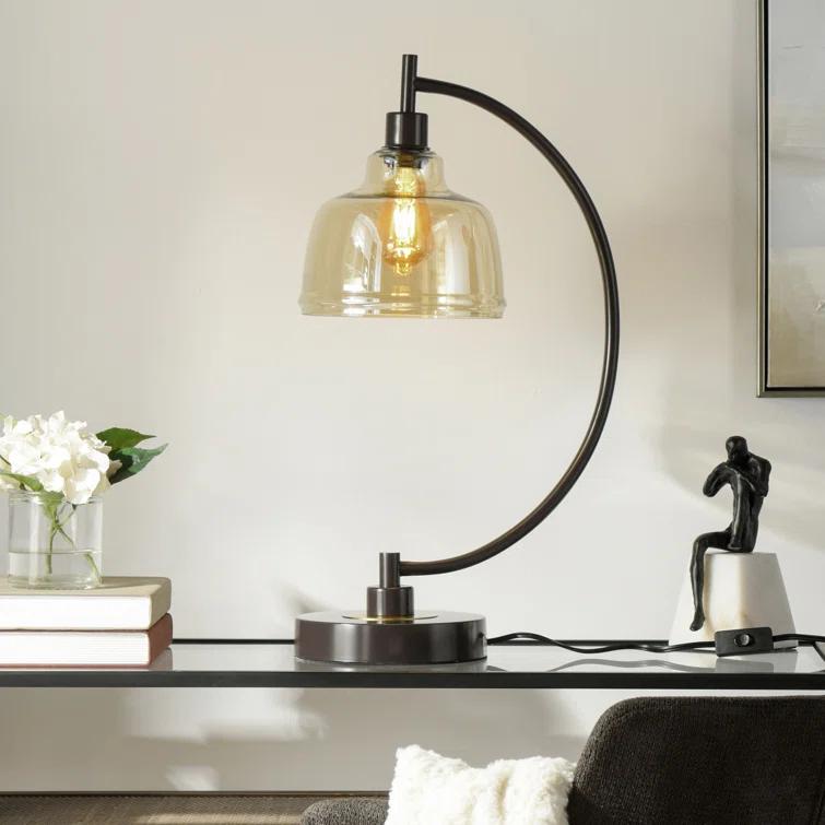 Gracie Oaks Tildenville Arched Lamp