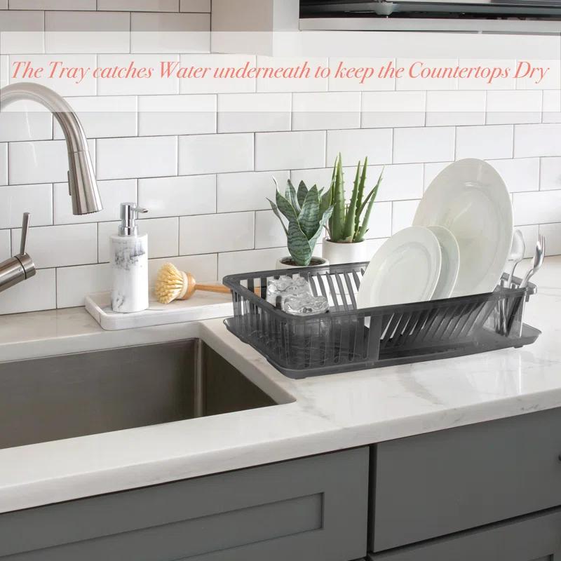 Kitchen Details Plastic In Sink Dish Rack