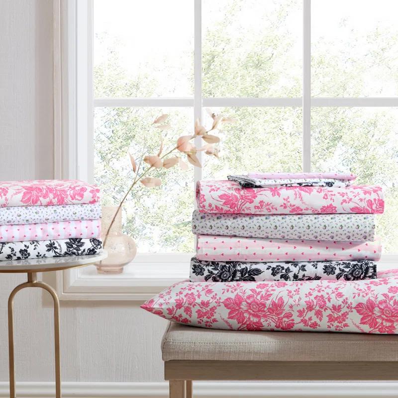 Betsey Johnson Betsey Johnson Printed Novelty Sheet Sets