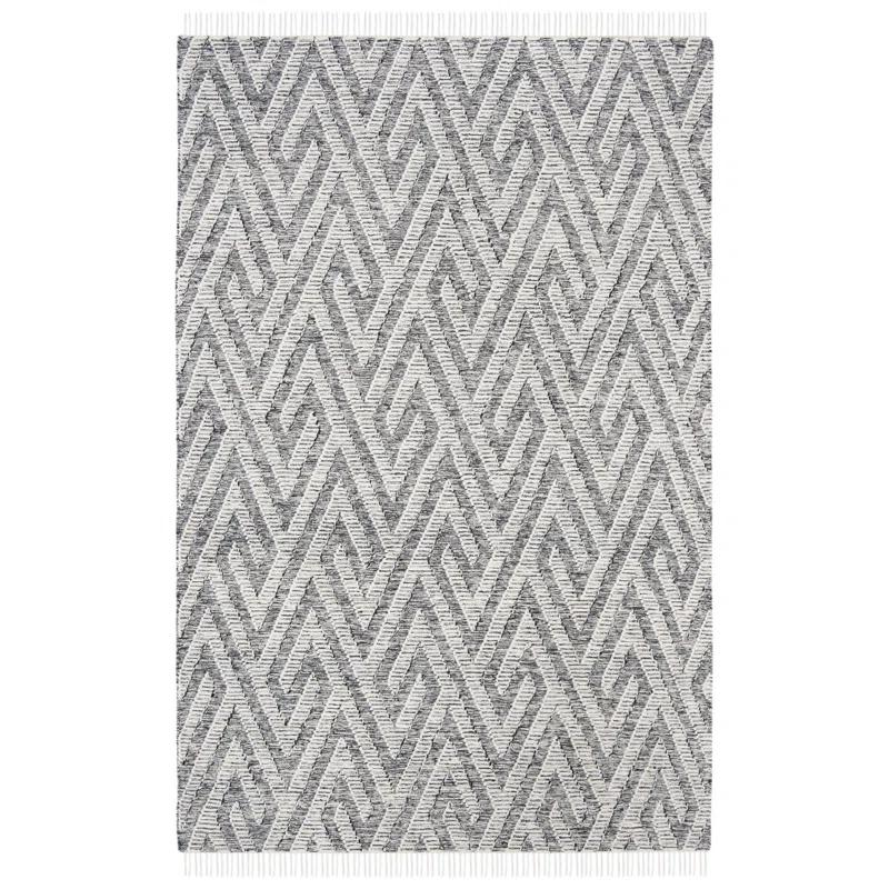 Union Rustic Reliford Kilim Hand Loomed Wool Geometric Rug