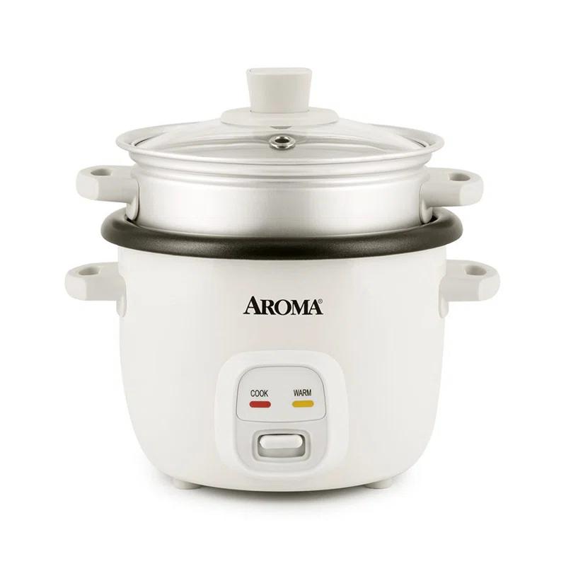 Aroma AROMA Mini Rice Cooker, 2-Cup (Uncooked) / 4-Cup (Cooked), 1.5 Qt
