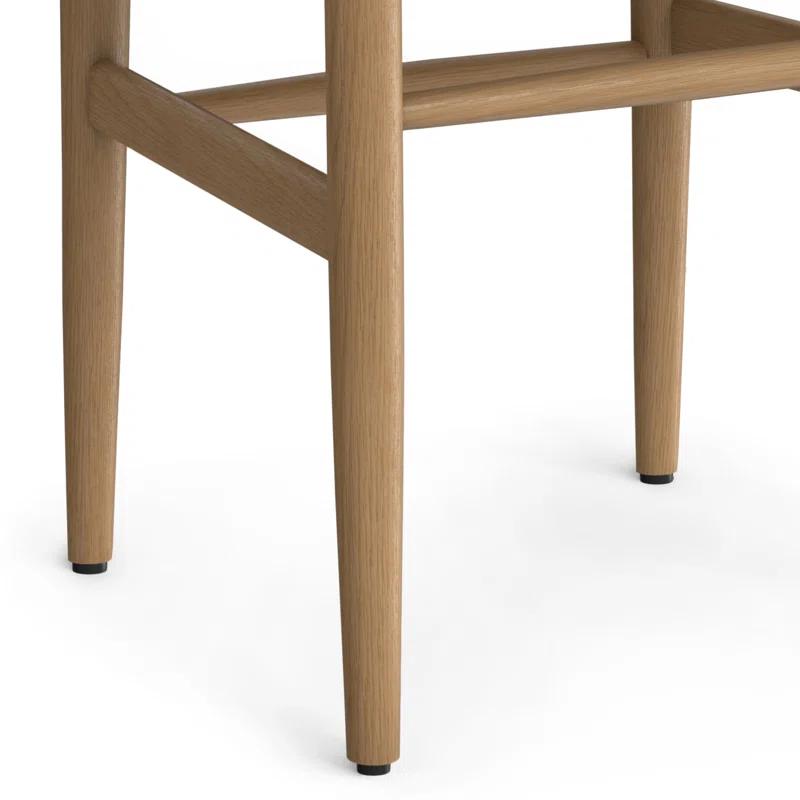 Simpli Home Hershey Solid Wood Dining Chair with Y-Back Design in Mid-Century Modern Style (Set of 2) (Set of 2)