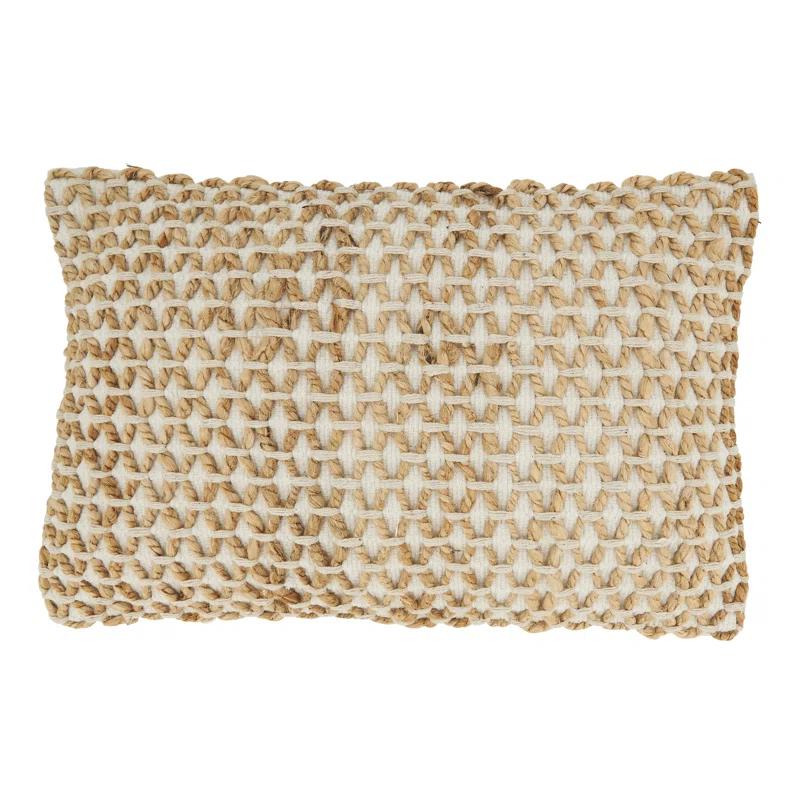 Saro Islander Collection Cotton Throw Pillow