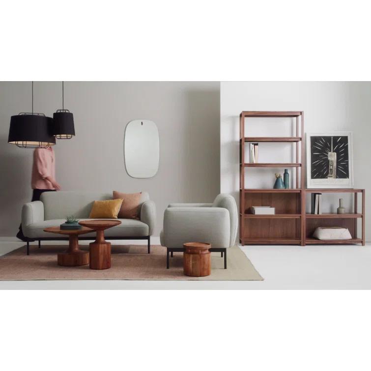 Blu Dot Turn Solid Wood Tray Top End Table