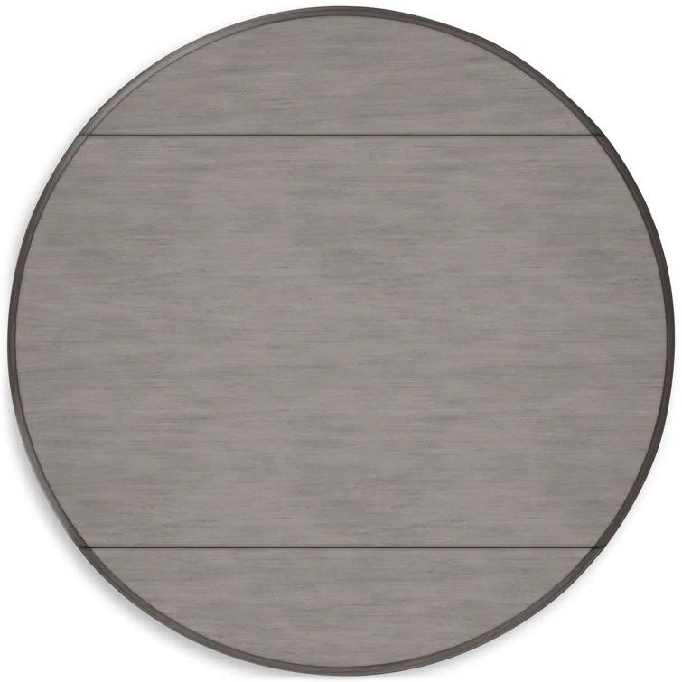 George Oliver Extendable Round Solid Wood Base Dining Table