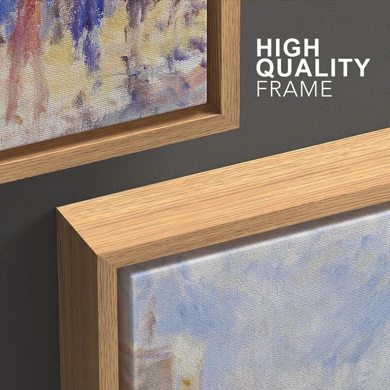 IDEA4WALL Famous Artwork " Piazza San Marco, Venice By Pierre Auguste Renoir Oil Painting Fine Art Reproduction " 3 - Pieces