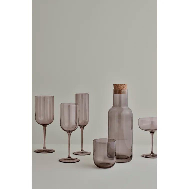 FUUM 9.5 oz. White Wine Glassware (Set of 4)