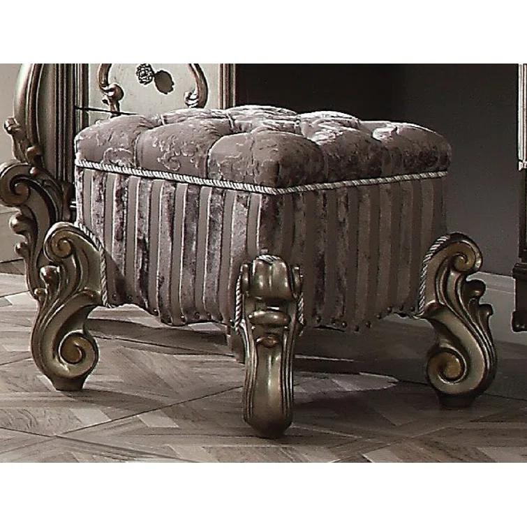 Andrew Home Studio Batisa Solid Wood Accent Stool