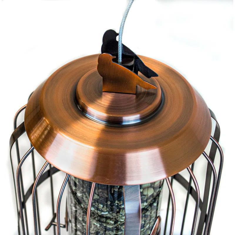 Outdoor Leisure Products Metal Hanging Decorative Bird Feeder