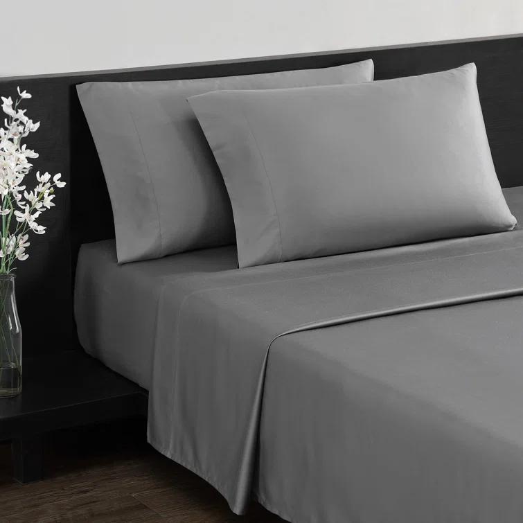 Vera Wang Vera Wang T800 Sateen Solid CVC Sheet Set