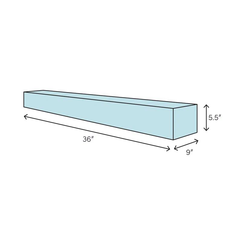 Dogberry Collections Modern Farmhouse Fireplace Shelf Mantel & Reviews | Wayfair