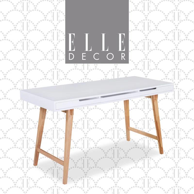 Elle Decor Elle Decor Giselle Midcentury Modern Computer Desk