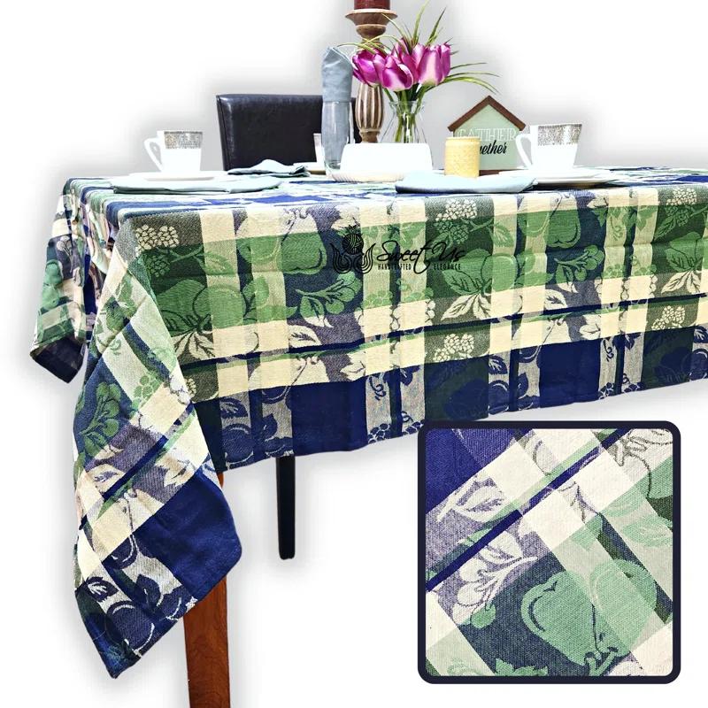 Sweet Us Jacquard Grapevine Tablecloth