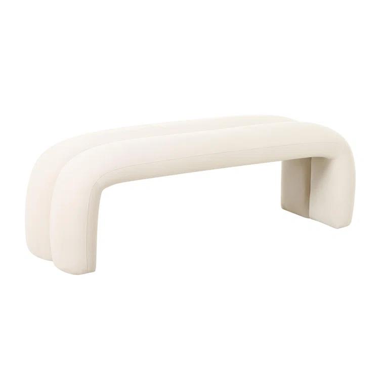 TOV Furniture Kenya Polyester Upholstered Bench