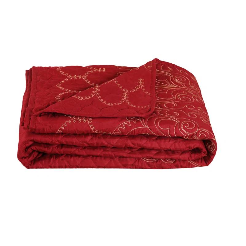 Marina Decoration Marina Elegant Ultra Soft Reversible Quilt Set & Reviews | Wayfair