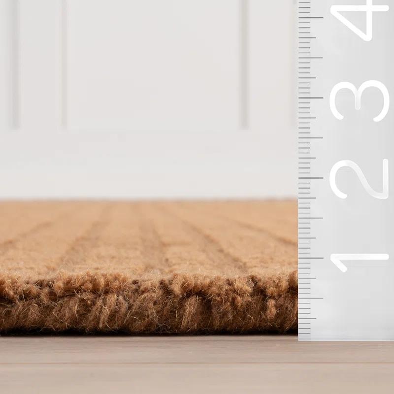 Ebern Designs Southwest Striped Wool Area Rug