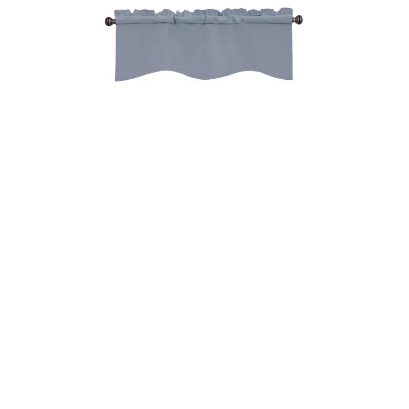 Eclipse Kendall Scalloped 42'' W Window Valance