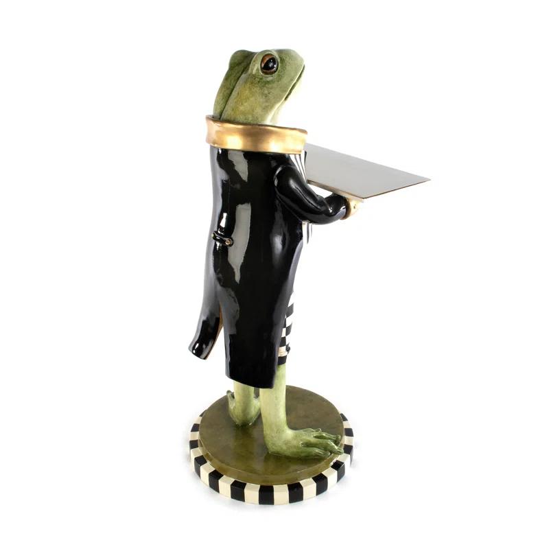 MacKenzie-Childs Fergal the Frog Butler Figurine/Sculpture