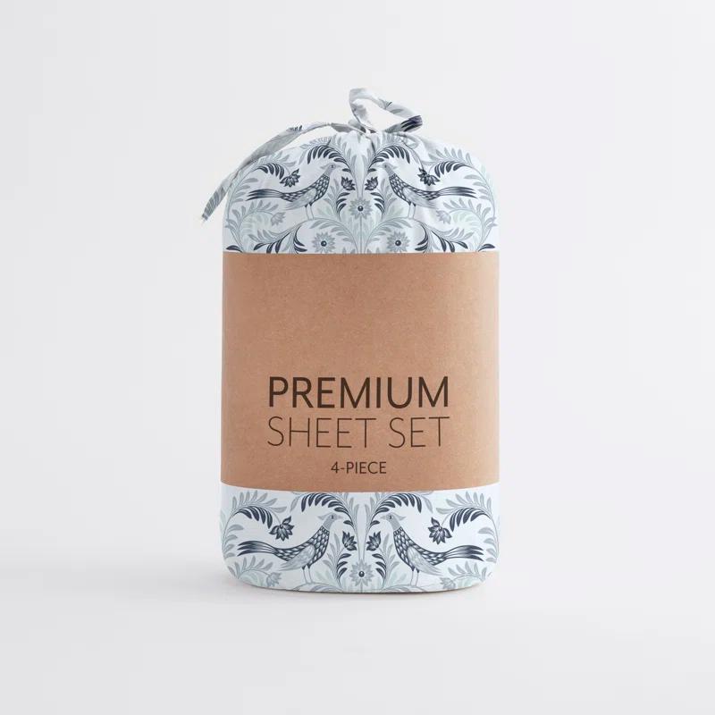 Becky Cameron Garden Estate Pattern Microfiber Sheet Set