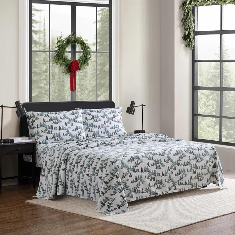 Eddie Bauer Arcadia Cozy Cotton Flannel Sheet Sets