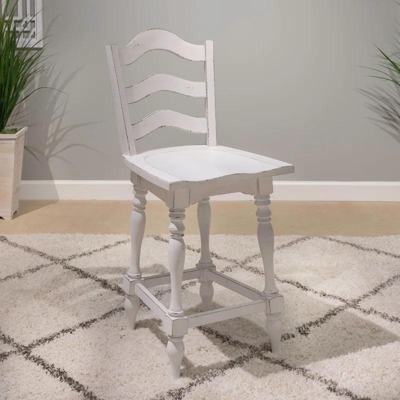 Liberty Furniture Magnolia Manor Ladderback Swivel Counter Height Chair (Set of 2)