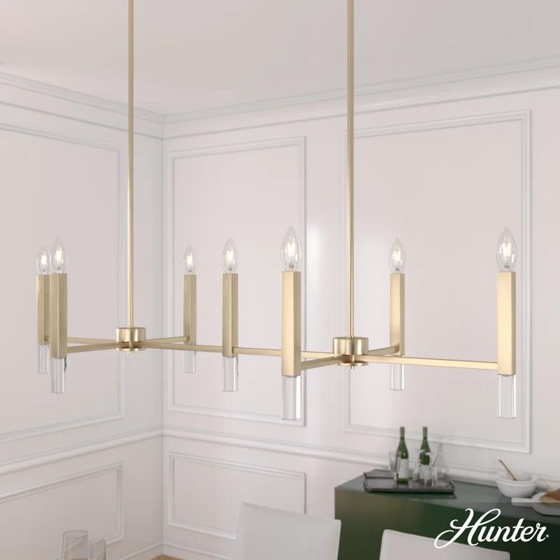 Hunter Fan Sunjai 7 Light Linear Ceiling Light Fixture