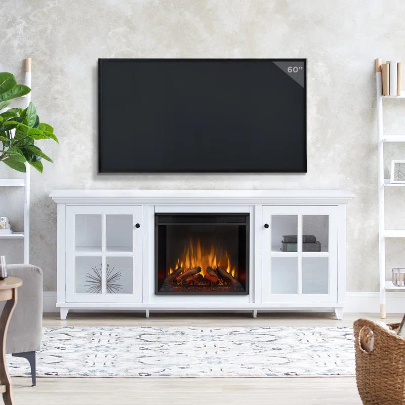 Real Flame Norwell 73" TV Stand with Electric Fireplace by Real Flame