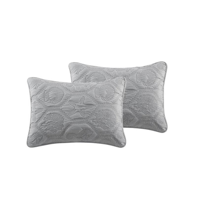 VCNY Shore 3-Piece Embossed Quilt Set
