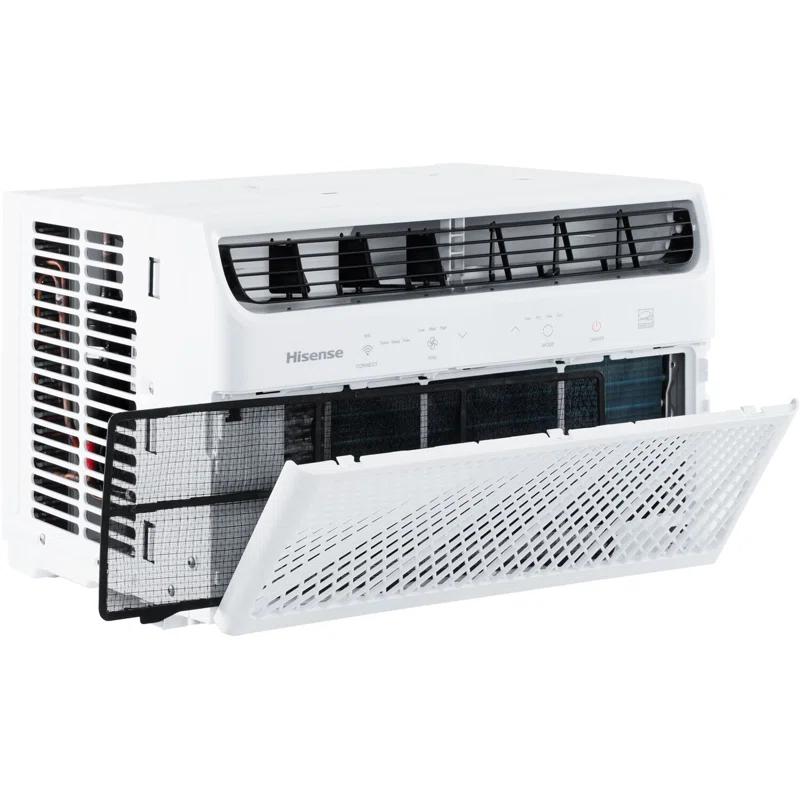 HiSense 8,000 BTU Smart Window Air Conditioner with Wi-fi and Remote Control for Rooms up to 350 sq. ft.