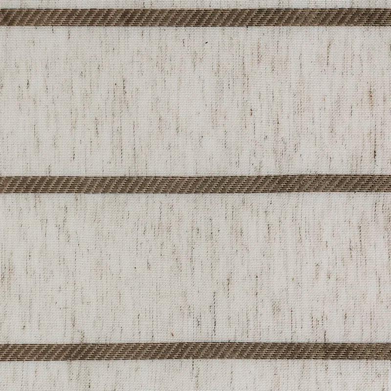 Clean Window Clean Window Aso Twill Stripe Anti-Dust Linen Blend Sheer Curtain Panel