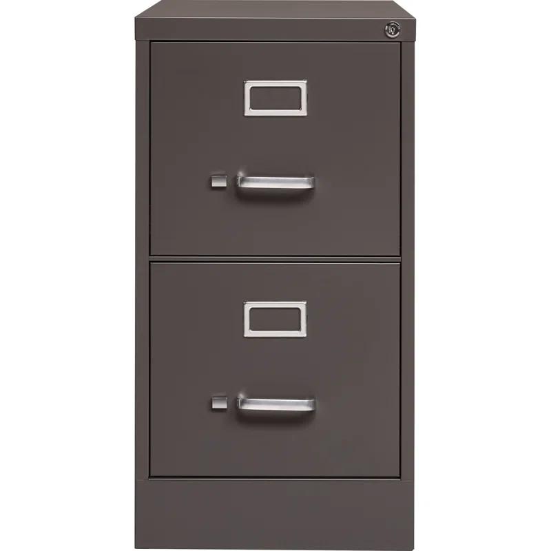 Lorell Fortress 15'' Wide 2 -Drawer Steel File Cabinet